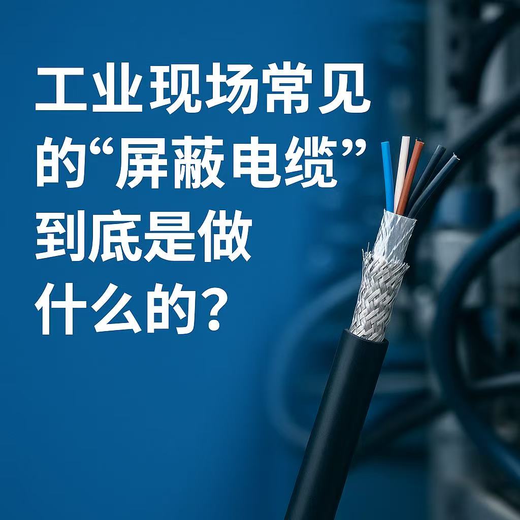 工业现场常见的“屏蔽电缆”到底是做什么的？