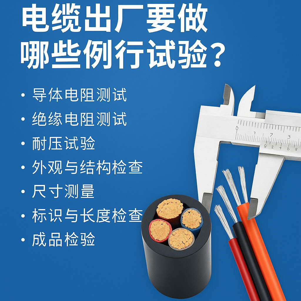 电缆出厂要做哪些例行试验？一文讲清最关键的7项检测