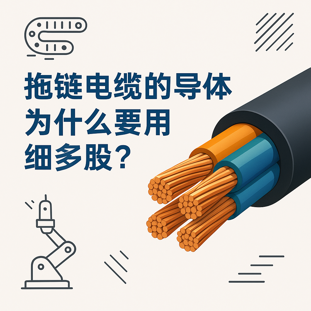 拖链电缆的导体为什么要用细多股？