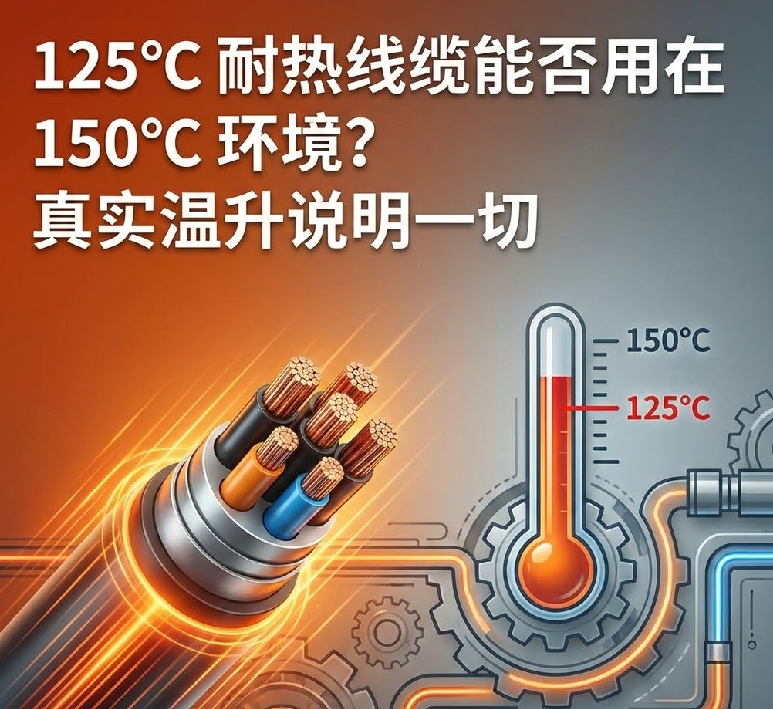 125℃ 耐热线缆能否用在 150℃ 环境？真实温升注明所有