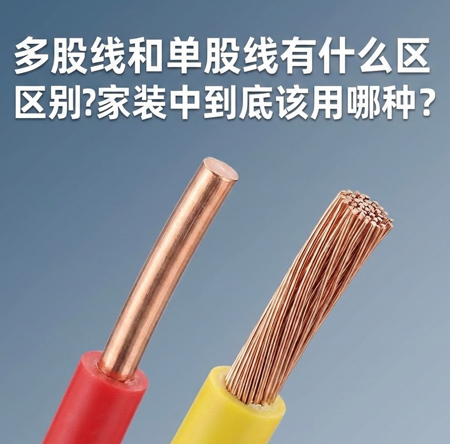 家装电线选单股(BV)还是多股(BVR)？